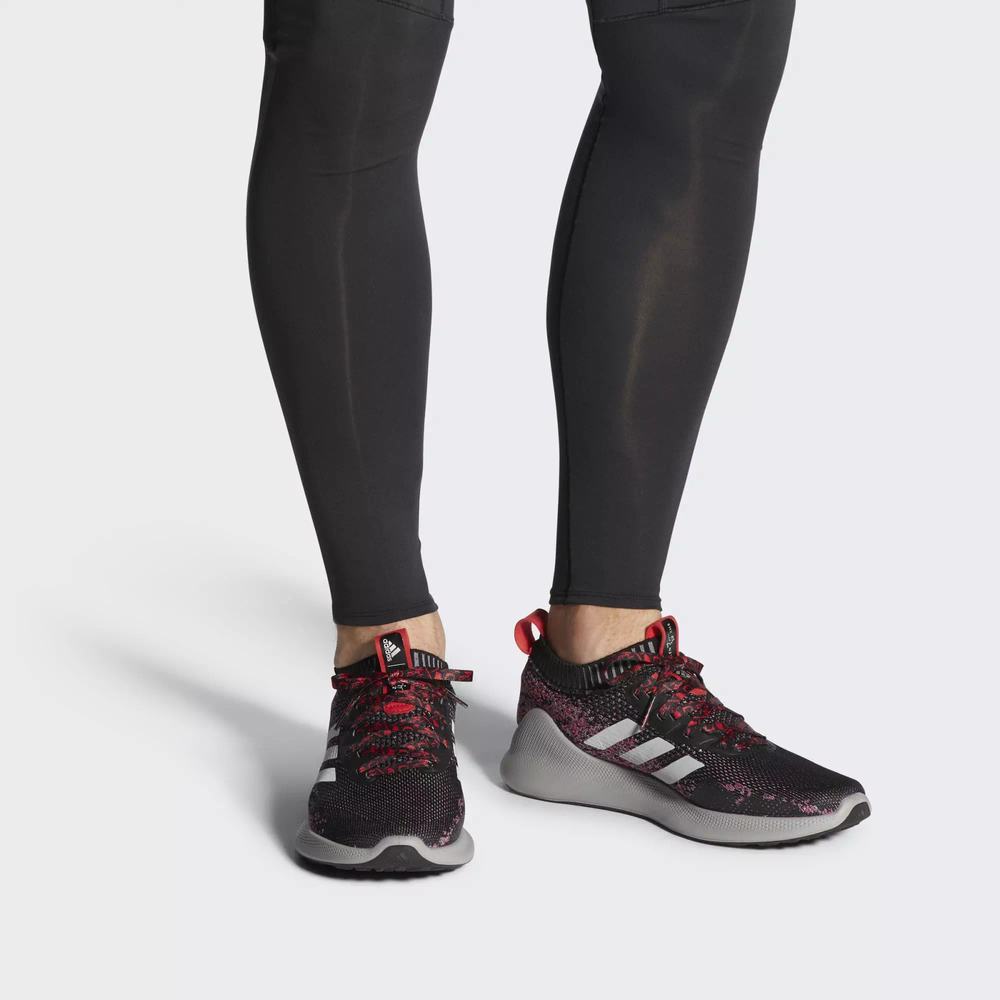 Adidas Purebounce+ Tenis Para Correr Negros Para Hombre (MX-58989)